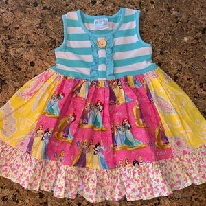 Momi Boutique Disney Twirl Dress Sz 2